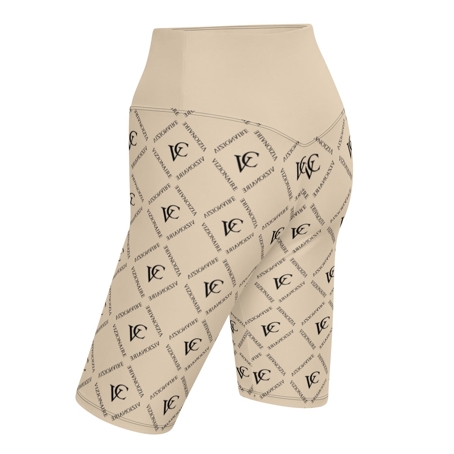 "Diamond" Biker Shorts // Champagne Mami (Long Cut)