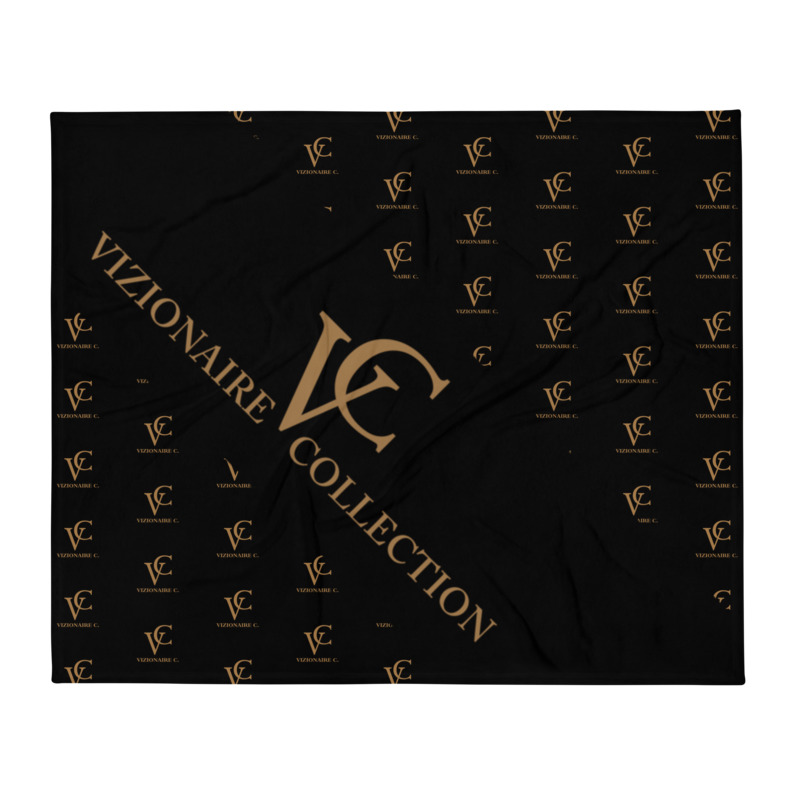 50″ × 60″ Throw Blanket // Caramel City-Dark VC3