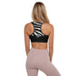 Sports Bra w/Removable Padding // Zebra Print