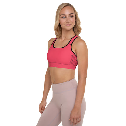 "Tiger Stripes" Sports Bra w/Removable Padding // Pretty Pinkish