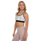 Sports Bra w/Removable Padding // White Marble