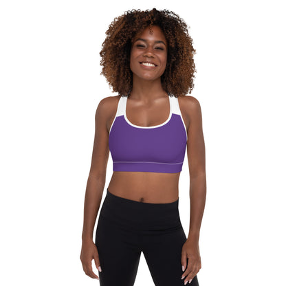 Sports Bra w/Removable Padding // Purple Passion