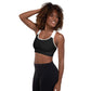 Sports Bra w/Removable Padding // Ebony