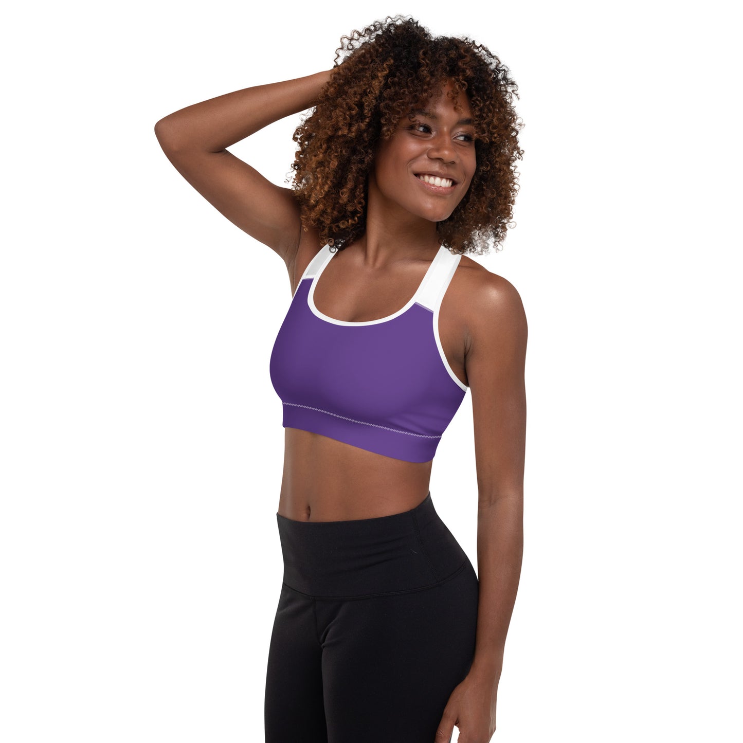 Sports Bra w/Removable Padding // Purple Passion