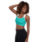 Sports Bra w/Removable Padding // Aqua