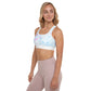 Sports Bra w/Removable Padding // Blue Cotton Candy