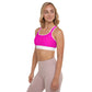 Signature "MMXXII" Sports Bra w/Removable Padding // Pink X-Ray