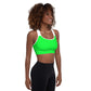 Sports Bra w/Removable Padding // Lime Light