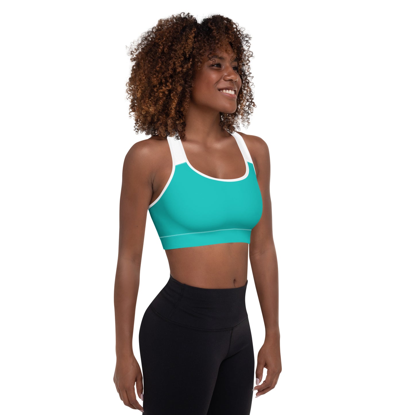 Sports Bra w/Removable Padding // Aqua