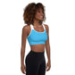 Sports Bra w/Removable Padding // Deep Sky Blue