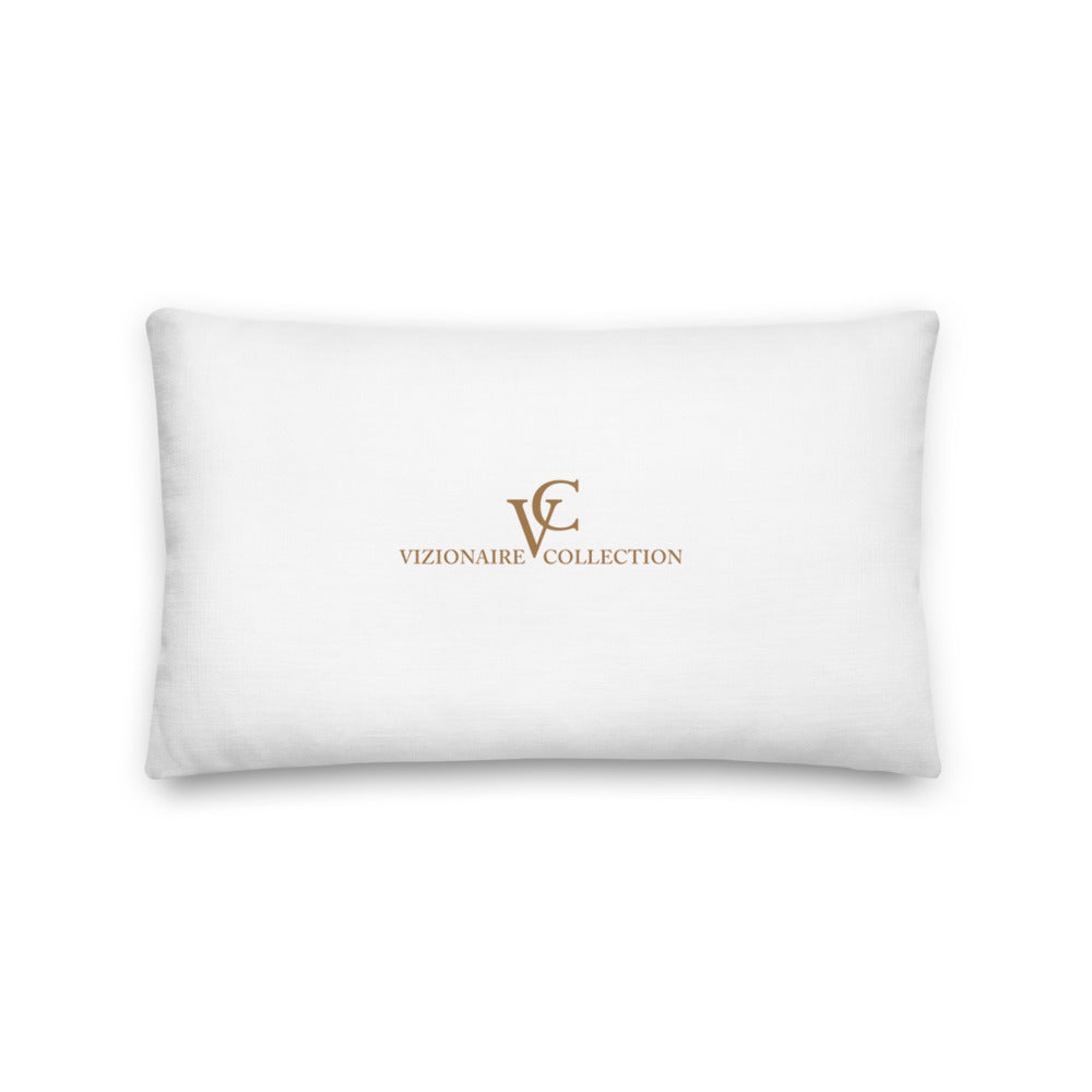 20" x 12" Premium Reversible Throw Pillow // Caramel City VC1