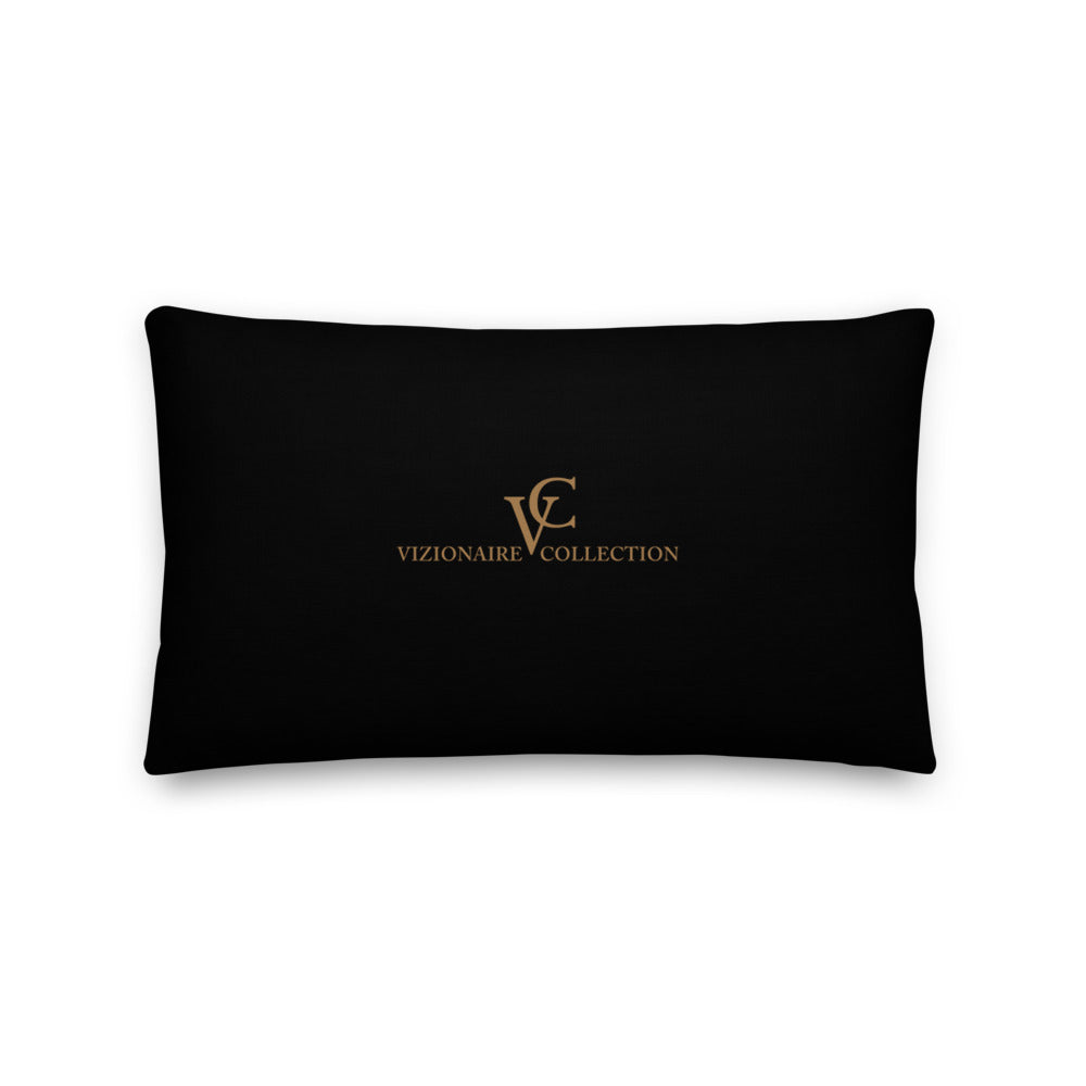 20" x 12" Premium Reversible Throw Pillow // Caramel City-Dark VC1