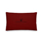 20" x 12" Premium Reversible Throw Pillow // Burgundy Night VC1