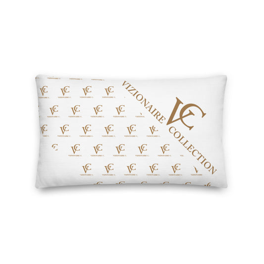 20" x 12" Premium Reversible Throw Pillow // Caramel City VC1