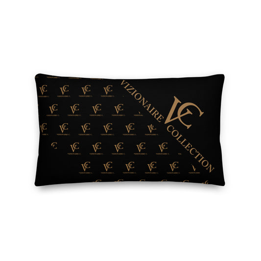 20" x 12" Premium Reversible Throw Pillow // Caramel City-Dark VC1