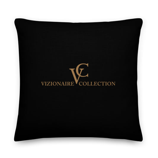 22" x 22" Premium Reversible Throw Pillow // Caramel City-Dark VC1