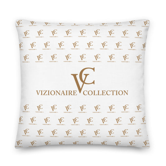 22" x 22" Premium Reversible Throw Pillows // Caramel City VC2