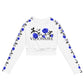 Long-sleeve Crop Top // Blue Rosé