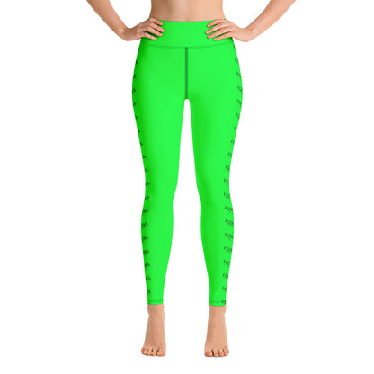 "Tiger Stripes" Leggings // Lime Light