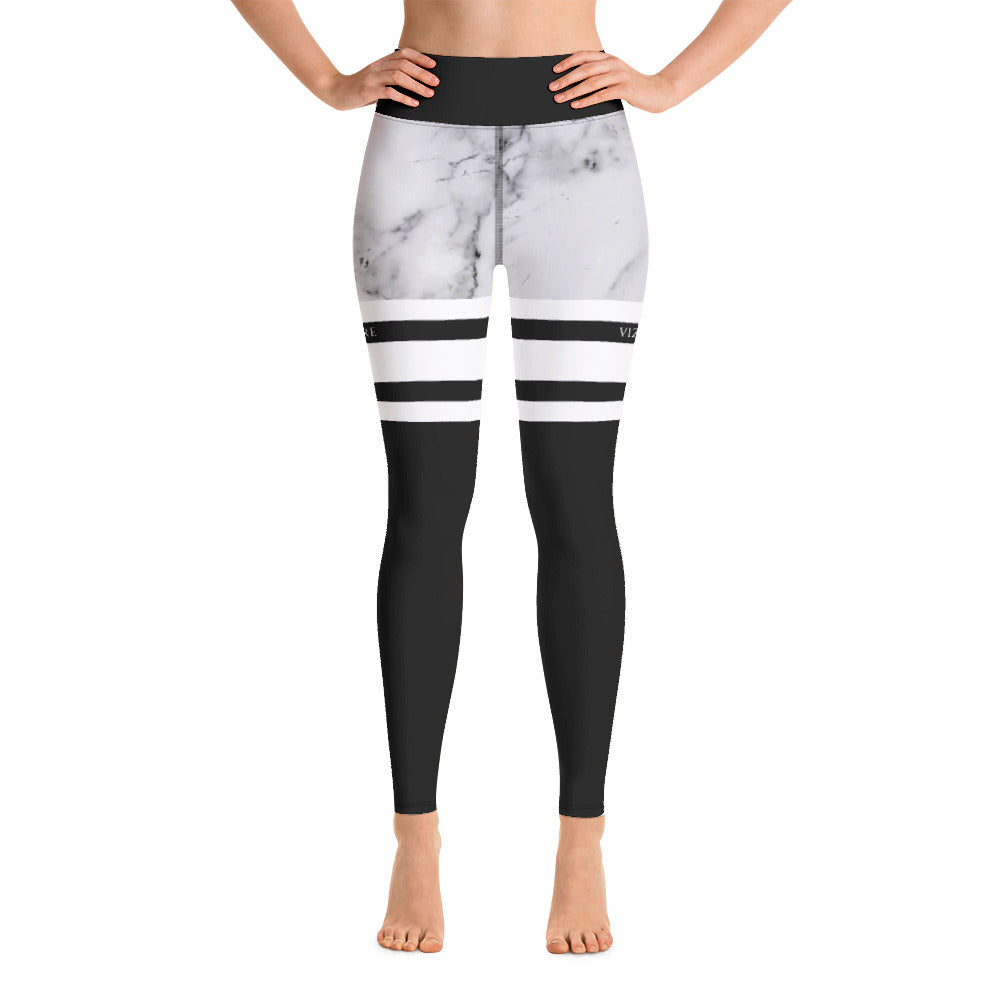 Leggings // White Marble