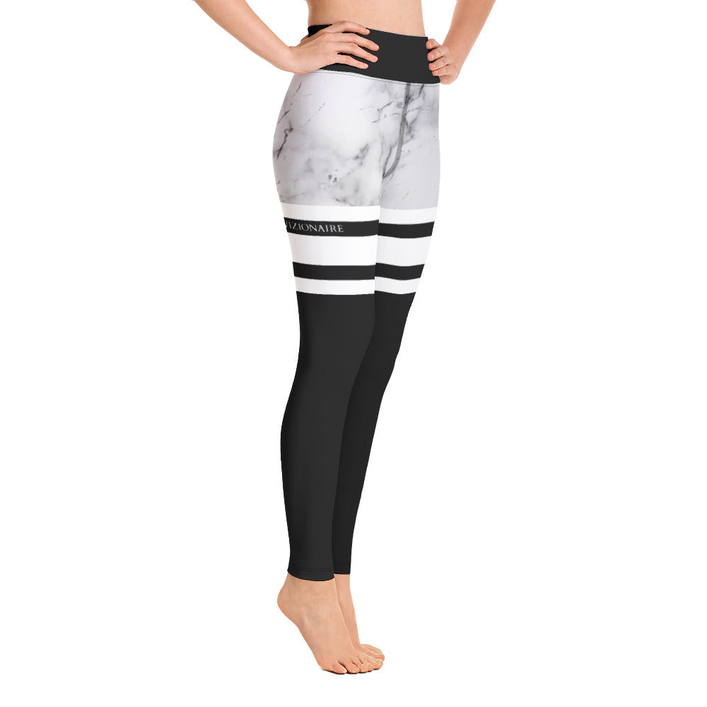 Leggings // White Marble