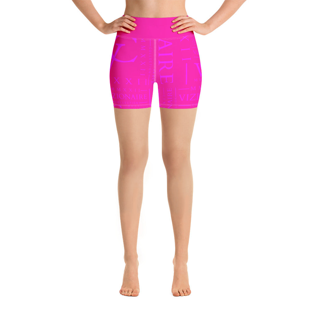 Signature "MMXXII" Biker Shorts // Pink Secret