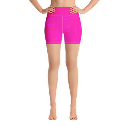 Signature "MMXXII" Biker Shorts // Pink Secret