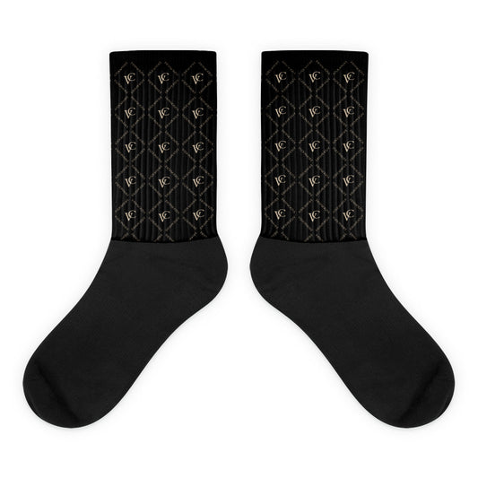 "Diamond" Socks // Ebony