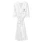 Premium Satin Robe // Caramel City V2 (Embroidered Square Logo)