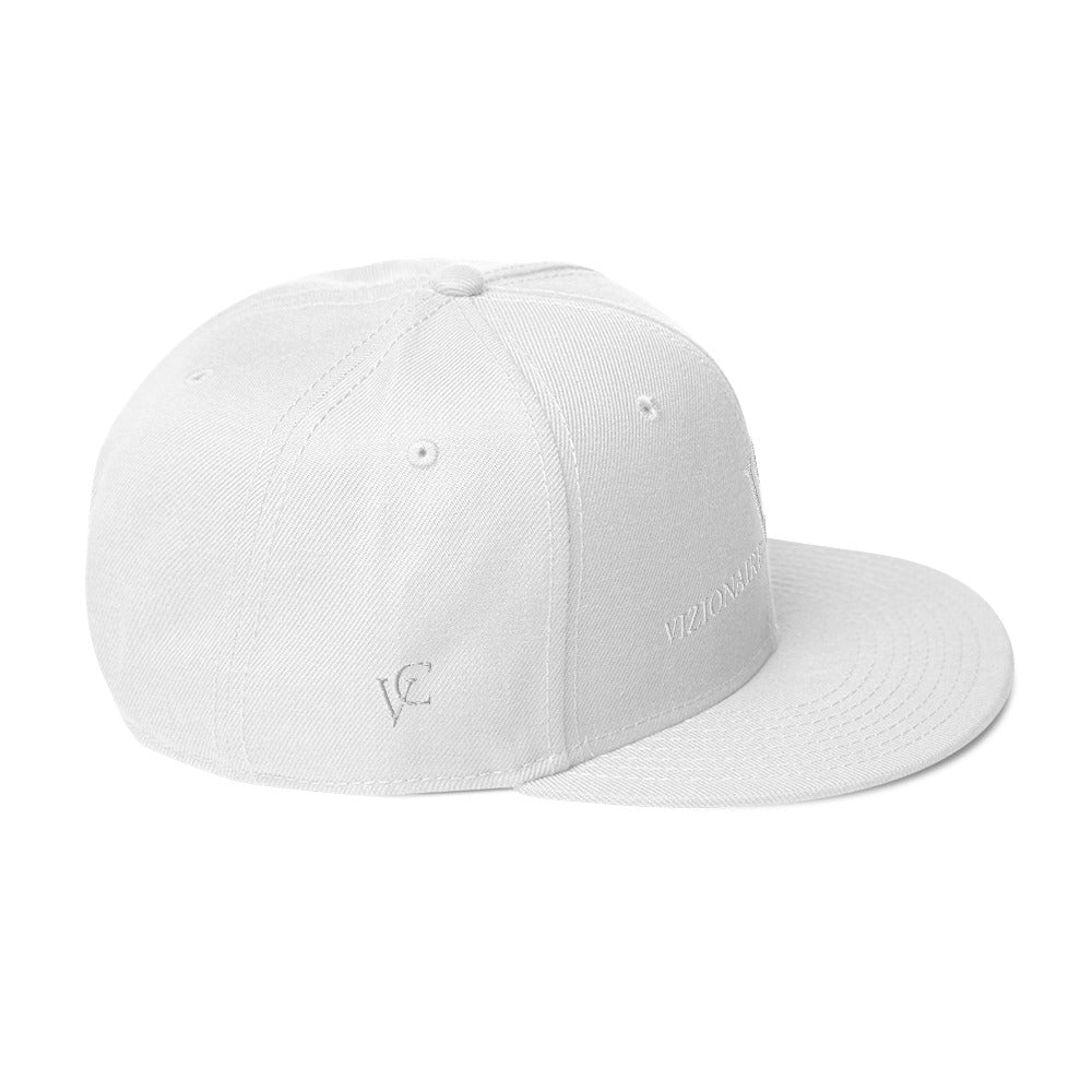 Snapback Hat // Snow White (LS Logo)