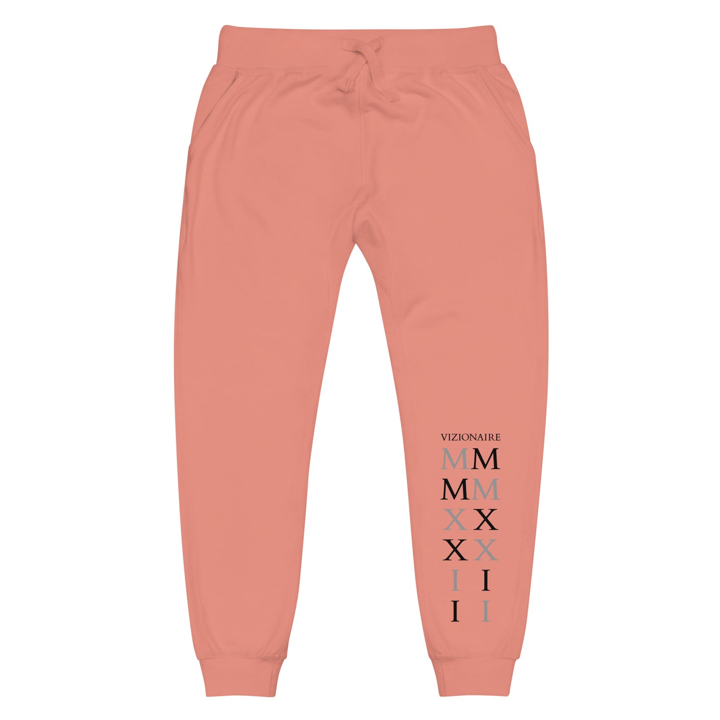 Stacked "MMXXII" Joggers // Dark Lettering