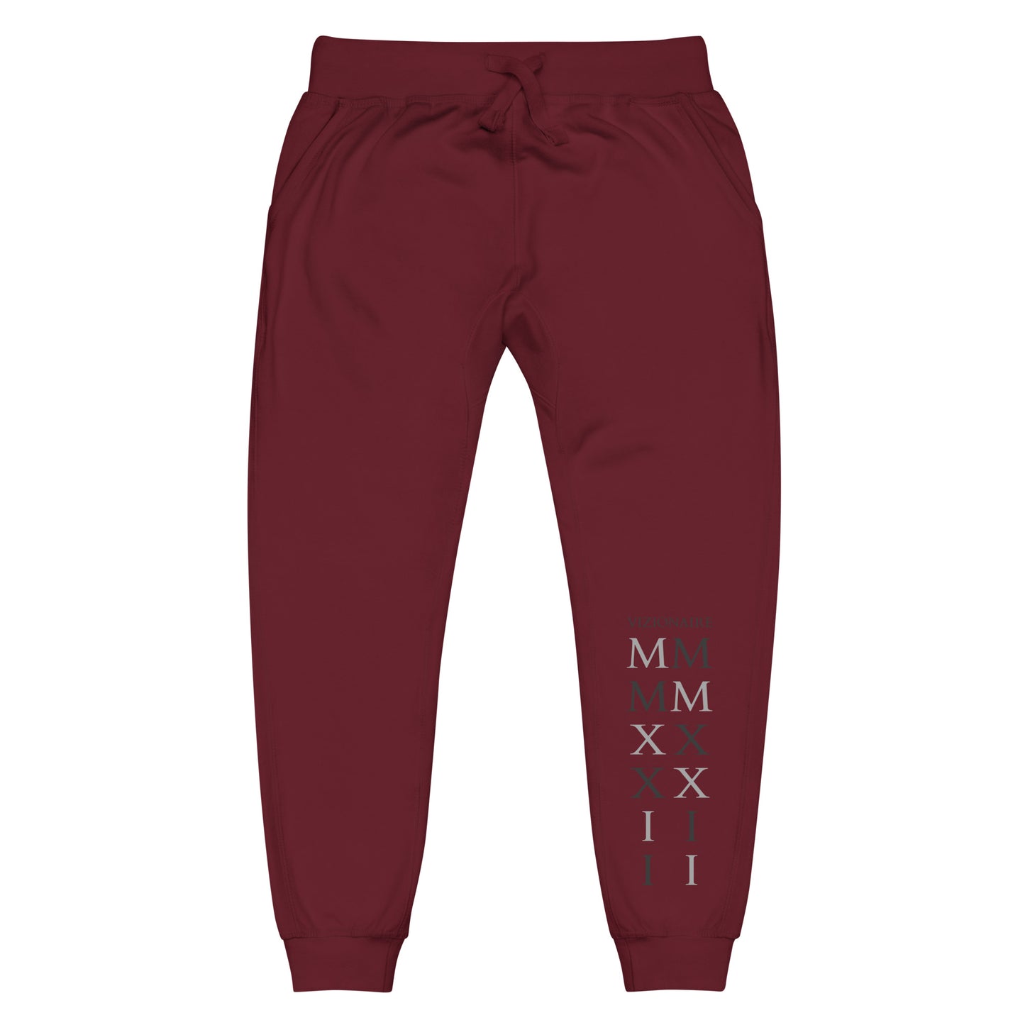 Stacked "MMXXII" Joggers // Dark Lettering