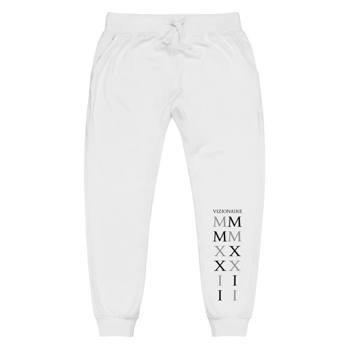 Stacked "MMXXII" Joggers // Dark Lettering