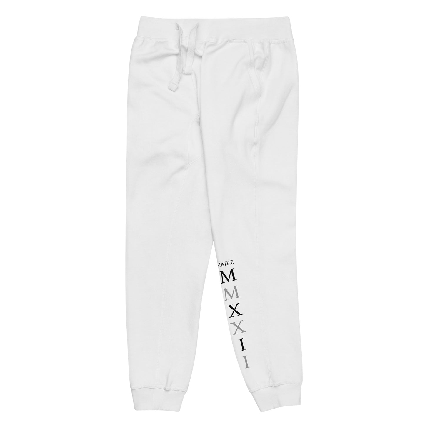 Stacked "MMXXII" Joggers // Dark Lettering