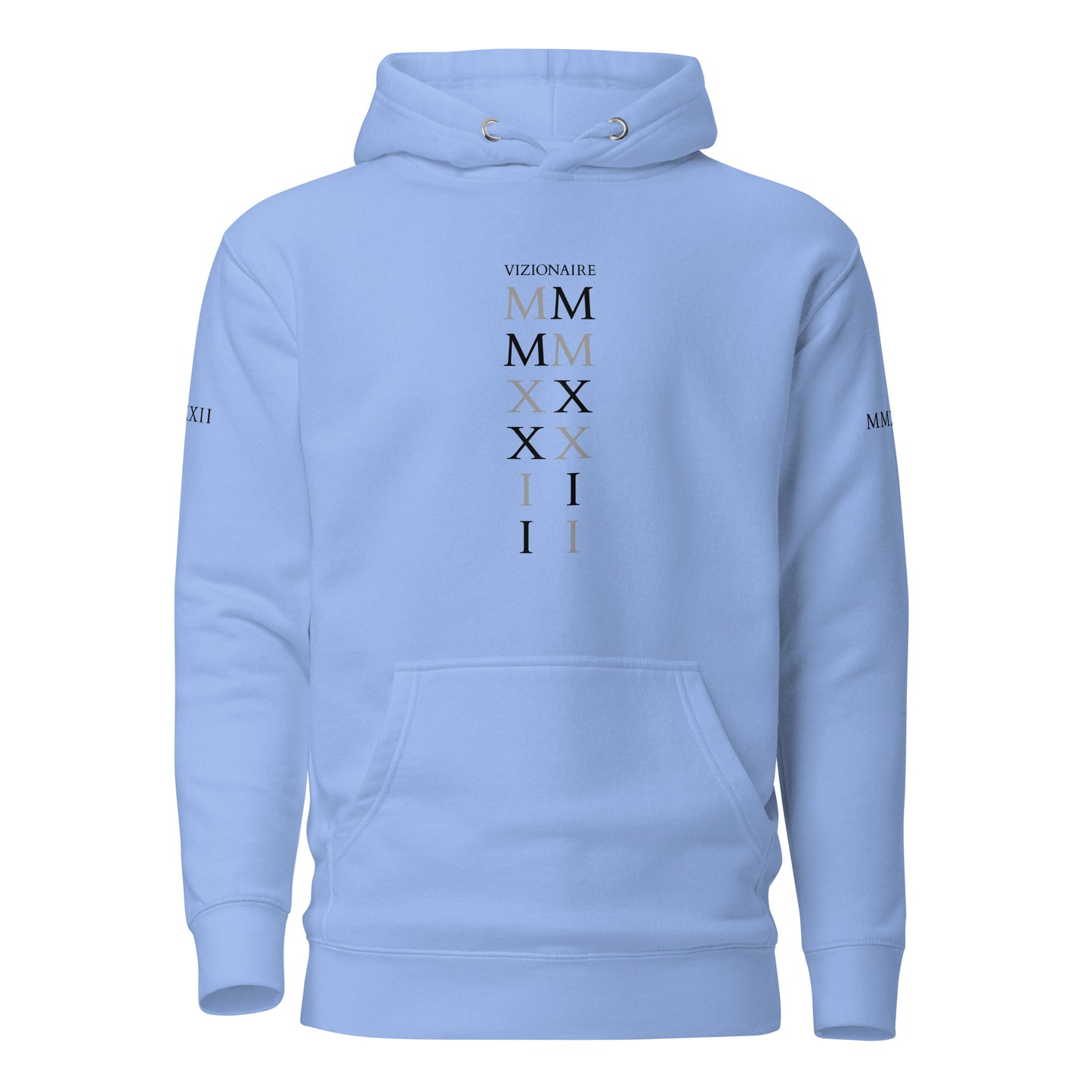 Signature "MMXXII" Stacked Hoodie // Dark Lettering