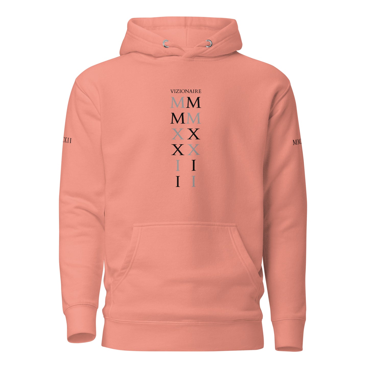 Signature "MMXXII" Stacked Hoodie // Dark Lettering