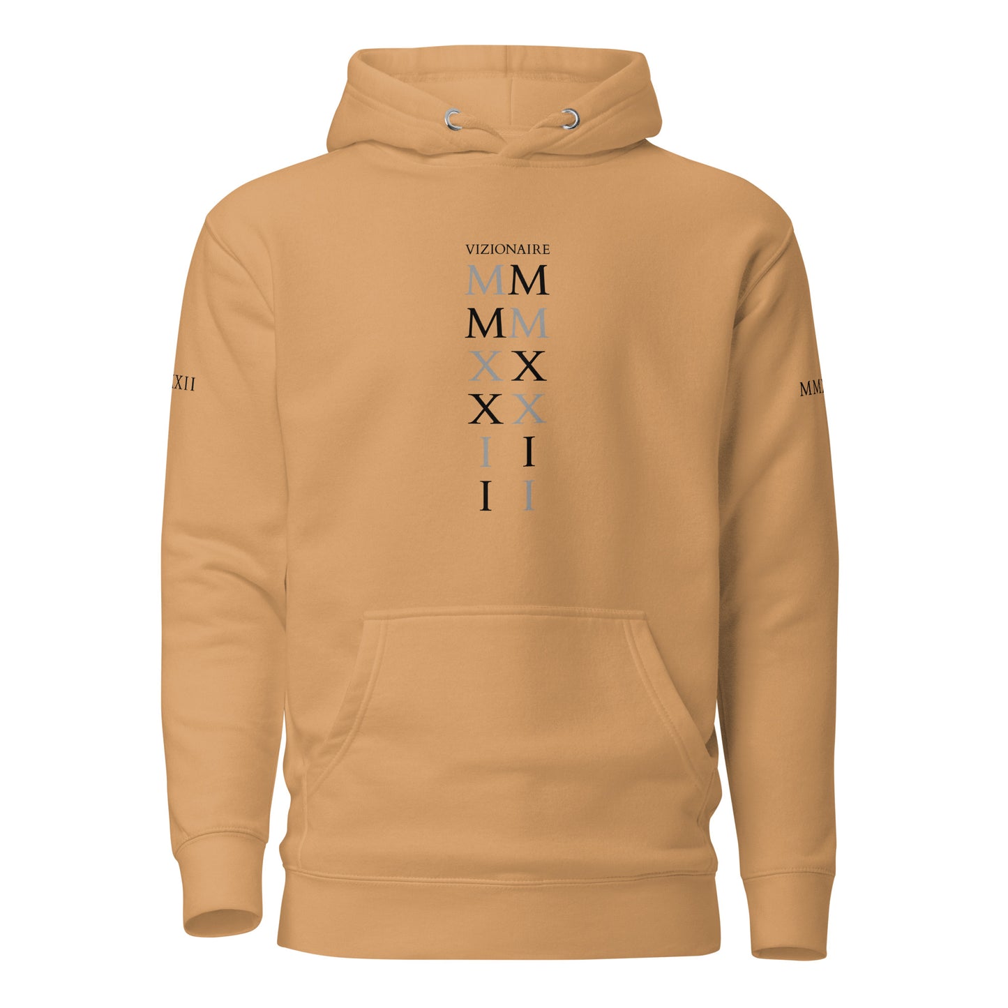 Signature "MMXXII" Stacked Hoodie // Dark Lettering