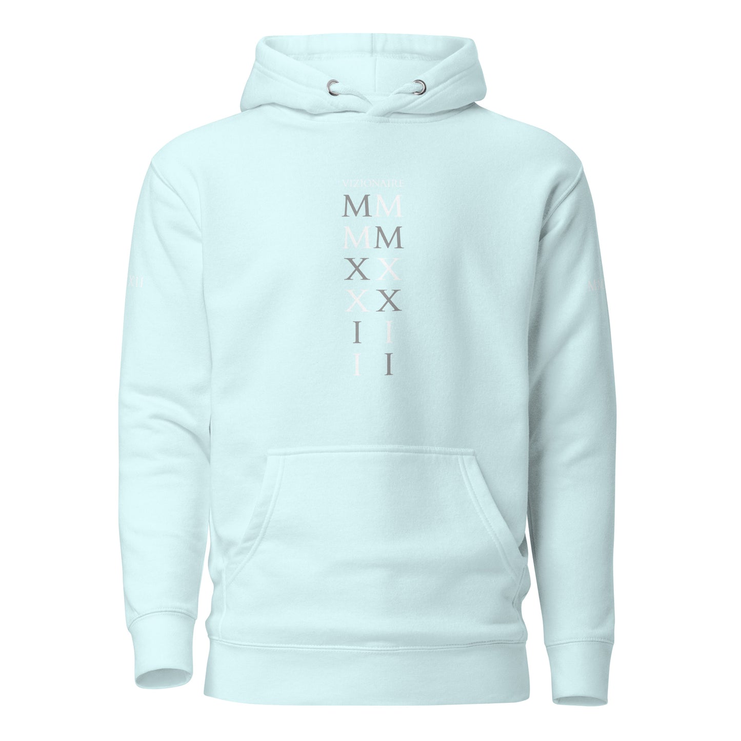 Signature "MMXXII" Stacked Hoodie // Light Lettering