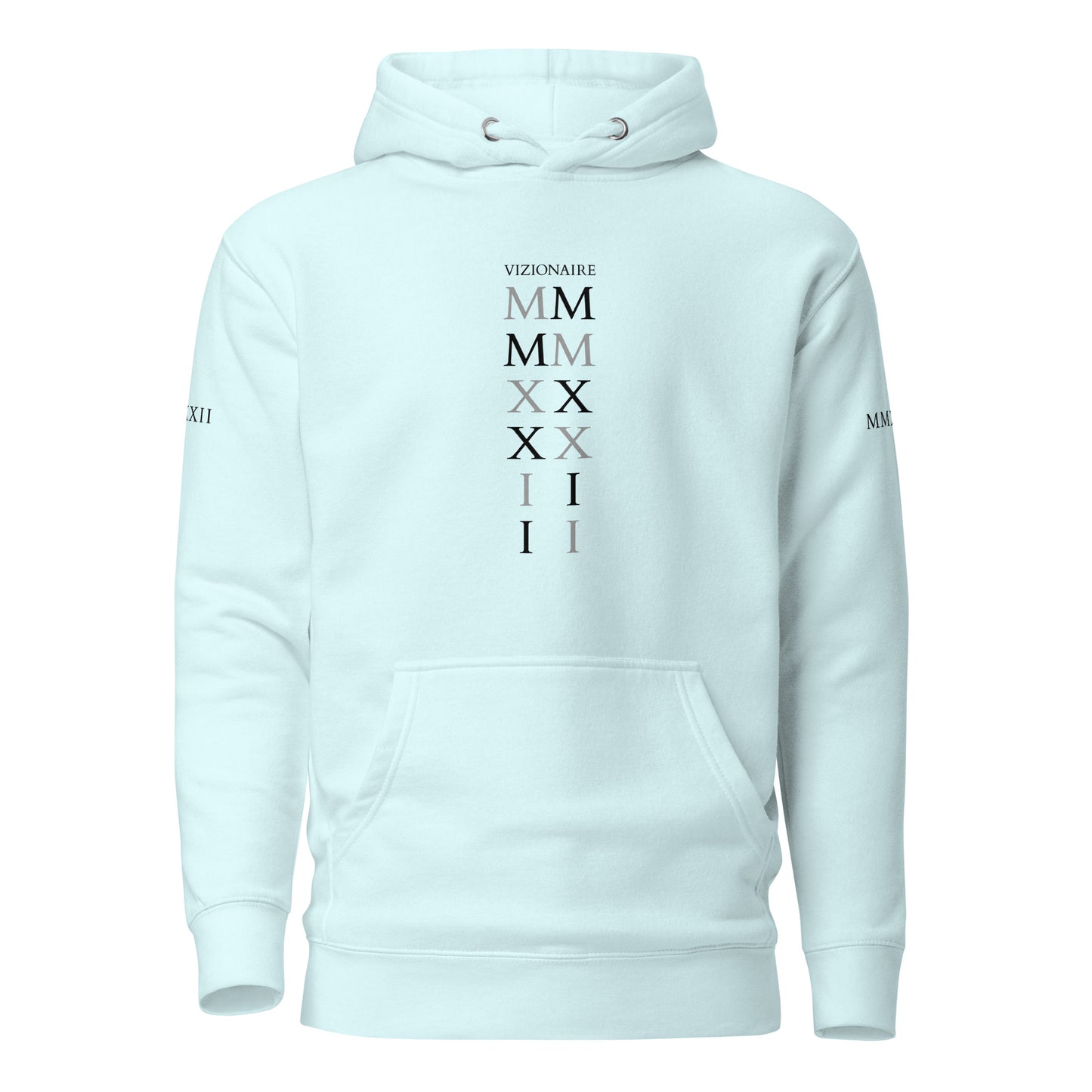 Signature "MMXXII" Stacked Hoodie // Dark Lettering