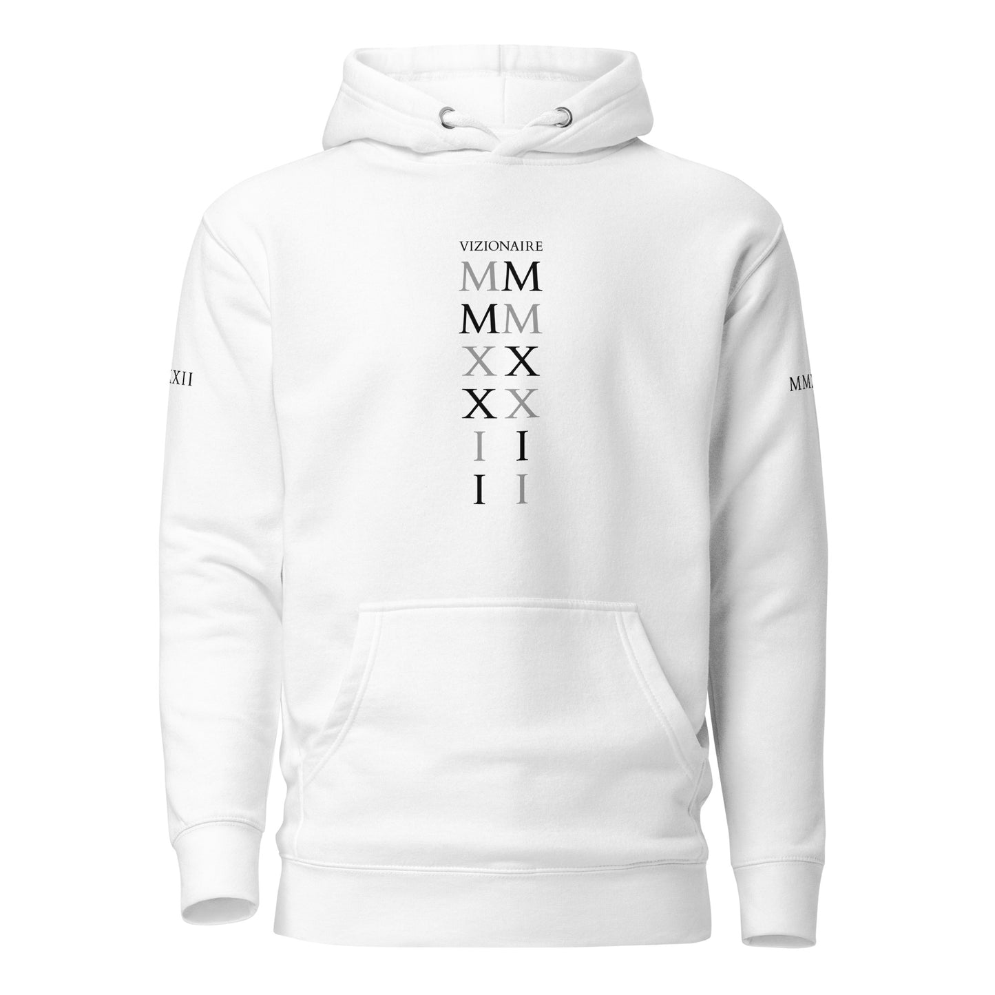 Signature "MMXXII" Stacked Hoodie // Dark Lettering