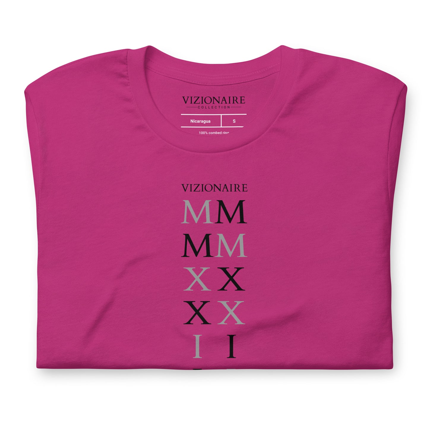 Stacked "MMXXII" T-Shirt // Dark Lettering