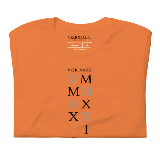 Stacked "MMXXII" T-Shirt // Dark Lettering