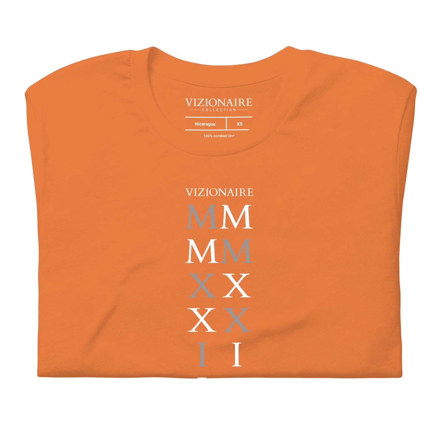 Stacked "MMXXII" T-shirt // Light Lettering