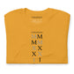 Stacked "MMXXII" T-Shirt // Dark Lettering