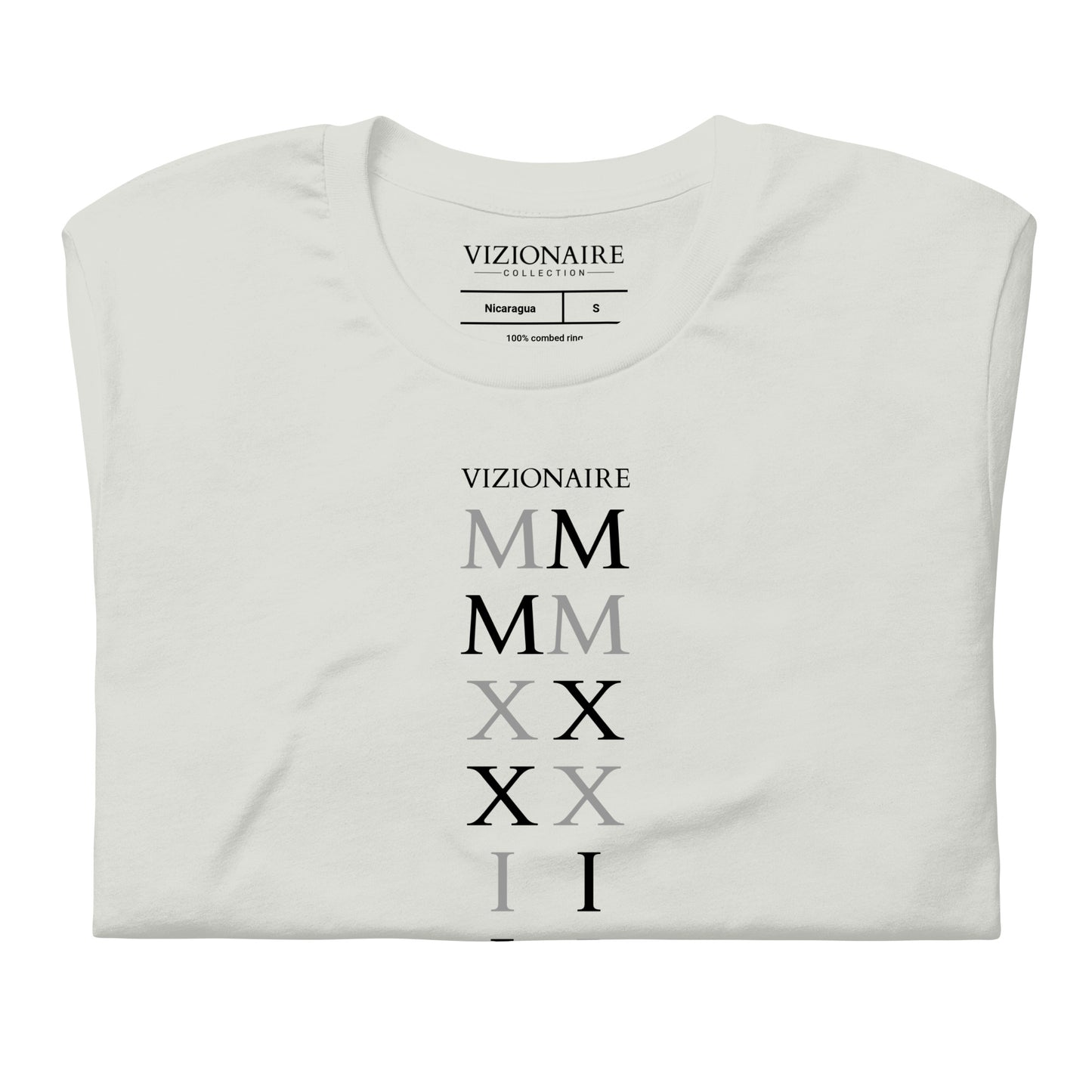 Stacked "MMXXII" T-Shirt // Dark Lettering