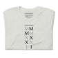 Stacked "MMXXII" T-Shirt // Dark Lettering