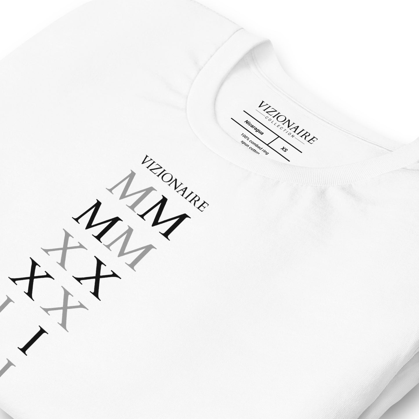 Stacked "MMXXII" T-Shirt // Dark Lettering